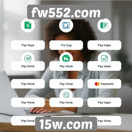 Métodos de pagamento aceitos no site fw552.com