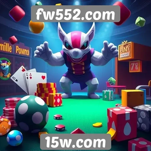 Variedade de jogos disponíveis no fw552.com